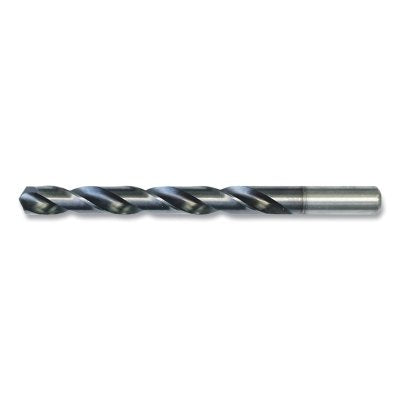 High Strength TiCN Drill Bit 150ASP-TC, Standard Length, TiCN, 9/32 in. Cutting Diameter, Split Point, 4.25 in. Overall Length