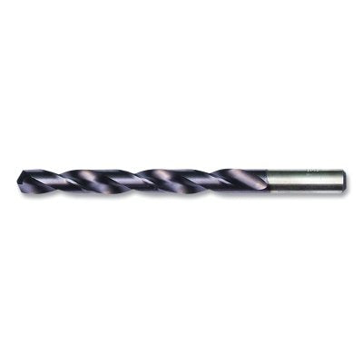 Broca de cobalto TiAlN de alta resistencia 550-TA, longitud estándar, corte de 15/32 pulg., hendida, longitud total de 5,75 pulg.