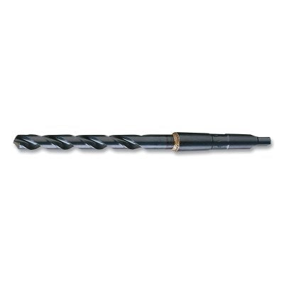 General Purpose Black Oxide Taper Shank Drill Bit 110, 1.1250 in. Cutting Diameter, 12.75 in. Overall Length, 1-1/8 in.