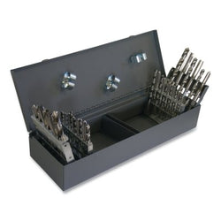 HT36 36-Piece Hand Tap and Tap Set for Drill and Plug, Bright Finish