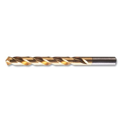150 Tn TiN General Purpose Drill Bit, Working Length, 15/32 in Diameter, 118° Point Angle, 5.75 in Overall Length