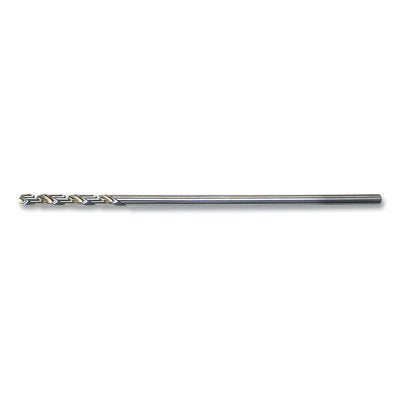 NAS 907 Aircraft Type B HSS Extension Bit, Bright, 27/64 in. Cutting Diameter, Split Point, 6 in. Overall Length