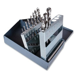 Bright 1898 General Purpose Drill Bit Set, Jobber Length, 115 Pieces, 1/16 in. to 1/2 in., AZ, Drill Bit Sizes #1 to #60
