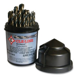Bit Barrel™ 1875R Heavy Duty Mechanical Drill Bit Set, Black and Gold, 29 Pieces, 1/16" to 1/2" x 1/64"