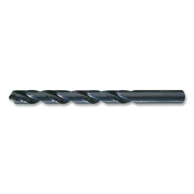 Black vapor oxide drill bit with 118° taper length, 9/32 in cutting diameter, 118° point angle, and 6.25 in overall length.