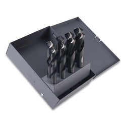 Silver &amp; Deming General Purpose Drill Bit Set, 1877 Series, 8 Pieces, Drill Bit Sizes 9/16 in. to 1 in.