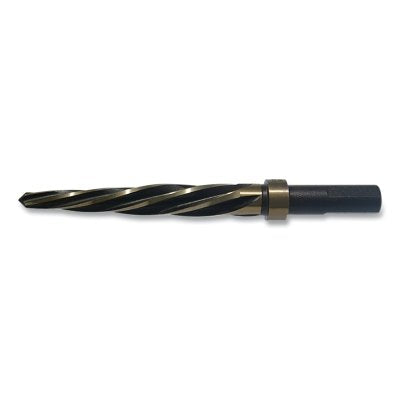 Automotive reamer with straight shank and flats, 5 FL, 1 in. diameter, 5.429 in. flute length.