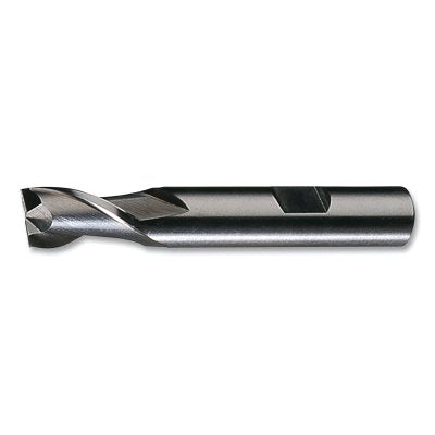 HG-2K High Speed ​​Steel Keyway Cutter, 2 Flutes, 1-1/2 in. Diameter Milling, 1.625 in. Cutting Length, Bright Finish