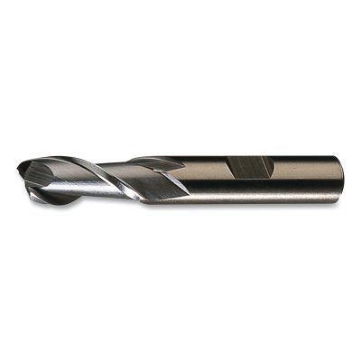 PM-2 Style Powder Finishing End Mill, 1 in. Diameter Milling, 2 in. Cutting Length, Bright