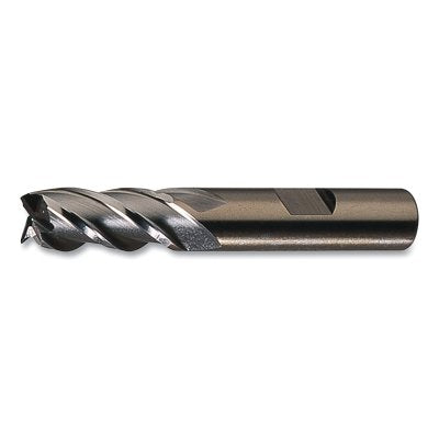PM-4 Multi-Flute Style Powder Metal Finishing End Mill, 1 in. Diameter Milling, 2 in. Long Cutting Length, Bright