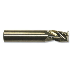 Fresa de extremo de radio de esquina serie CEM-EMS-3, 1 x 1 x 2 x 4, 3 flautas, STL 0.030CR, acabado brillante