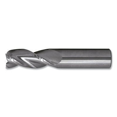 CEM-AM3 Square End Mill, 3/4 x 3/4 x 1 x 3, 3 flutes, AL 0.125 CR, bright finish
