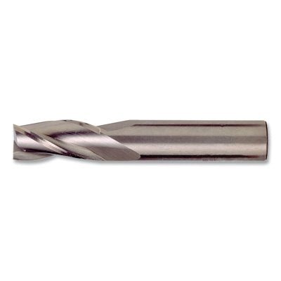 Fresa de extremo único de carburo CEM-SE3 para uso general, 3 flautas, CR 0,090, fresado de 5/8 pulg. de diámetro, longitud de corte de 1,25 pulg., TiAlN