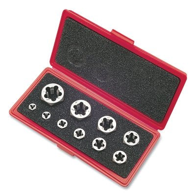 0650 Hexagonal Retapping Die Set, 7 Pieces, 49 mm, Carbon Steel