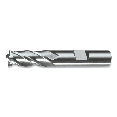 HG-4C General Purpose Multi-Flute End Bur, 1-1/4 x 7/8 x 2, 6 Flutes, Square End, TiCN Straight with Weldon Flat
