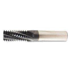 Fresa de rosca paralela para tubos británica CTMBPT y CTMBPTC, 0,3120 pulg. de diámetro, 0,737 pulg. de longitud de corte, 4 fl., acabado TiAIN