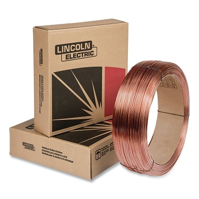 Electrodo de soldadura Lincolnweld® LA-75, diámetro de 3/32 pulg., bobina de 60 lb. Compre en Estados Unidos, sólido de baja aleación.