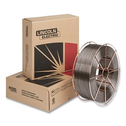 Alambre tubular Lincore® 60-O, 0,045 pulg. de diámetro, carrete de acero de 25 lb, acero al carbono/hierro fundido/acero de baja aleación/acero al manganeso/acero inoxidable