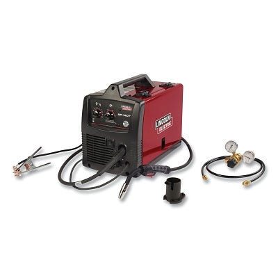Soldadora con alimentador de alambre SP-140T®, 30 A a 140 A CC, 19,5 V, incluye pistola, accesorios y consumibles
