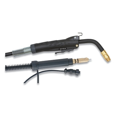 Pistola MIG para consumibles Miller®, 250 A, 15 pies, conector Miller®, alambre de 0,035 pulg. a 0,045 pulg.