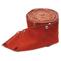 Cubierta para cables con broches, 20 pies x 4 pulgadas, grande, de cuero