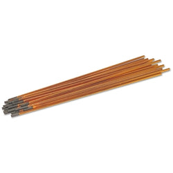 DC copper-coated grooving electrode, 1/2 in. diameter x 14 in. long, pointed