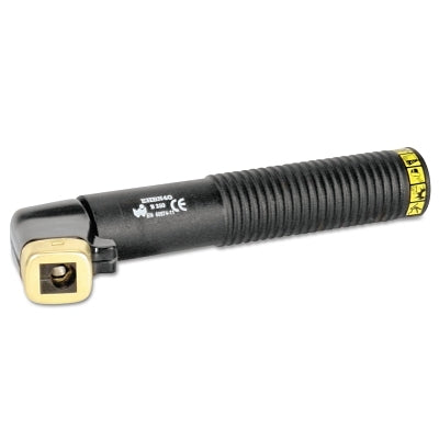 Portaelectrodos tipo punta, 400 A, latón, para cable 1/0, tapa de 5 mm, 8,78 pulg. de largo