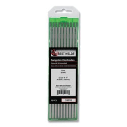 Ground Pure Tungsten Electrode, 1/8 in. x 7 in., Pack of 10