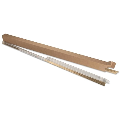 Metal de relleno de bronce de baja emisión de humos A5.8, 1/8 pulg. de diámetro x 36 pulg. de largo, sin revestimiento, caja de 10 lb