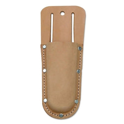 Funda de cuero, 1 compartimento, 10-1/2 pulgadas x 3-1/2 pulgadas, marrón
