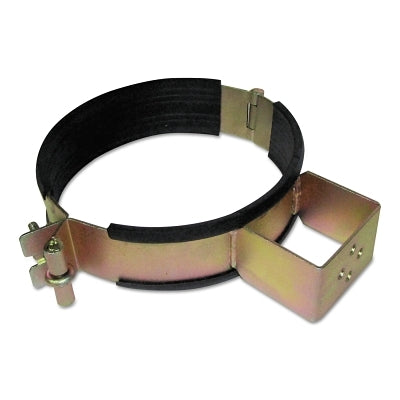Soporte para cilindro de gas, acero, 14-1/2 pulg. a 15-1/4 pulg. de diámetro, plateado/negro