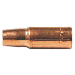 MIG gun nozzle, 5/8" inner diameter, 1/8" to 5/32" tip recess, self-insulating tapered, Tweco® style for Spray Master®