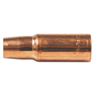 Boquilla para pistola MIG, diámetro interior de 5/8", rebaje de punta de 1/8" a 5/32", cónica autoaislante, estilo Tweco® para Spray Master®
