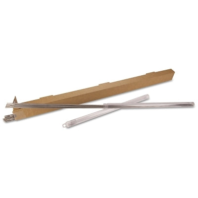 Varilla de soldadura sólida de acero al carbono R45, 1/8 pulg. de diámetro x 36 pulg. de largo, caja de 10 lb