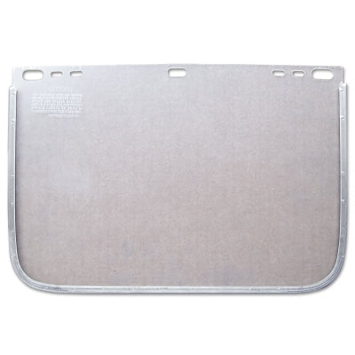 Visera de repuesto, verde oscuro, sin rematar, 9-3/4" de alto x 19" de largo, compatible con la mayoría de los adaptadores para gorras/equipos de cabeza del fabricante.