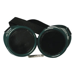 Gafas protectoras de copa, IR/UV 5.0, plástico duro, color verde