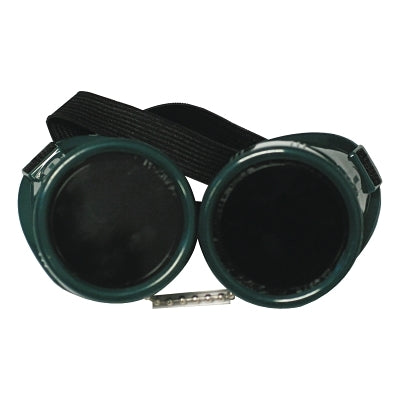 Gafas protectoras de copa, IR/UV 5.0, plástico duro, color verde