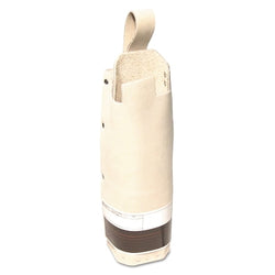 Waist aprons with leg opening, 45 x 60 cm, cowhide with side opening, lava brown