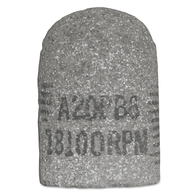 Cono, 2 pulg. de diámetro, 3 pulg. de grosor, mandril de 3/8 pulg.-24, grano 24, óxido de alumbre, T16