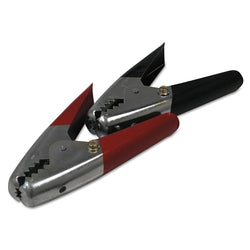 Battery clamp, vinyl insulated, 1 to 3/0 AWG, 600 A, 1-1/2 in. jaw, black/red