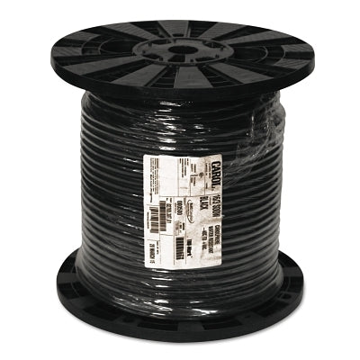 Cable de alimentación SOOW, 10 AWG, 4 conductores, 25 A, 250 pies, negro, carrete