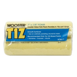 Cubiertas de rodillo Tiz® Twin Pack, a granel, 7 pulgadas, longitud de pelo de 1/8 pulgadas