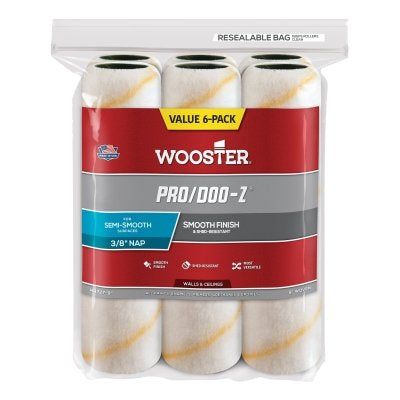 Pro/Doo-Z® Roller Covers, 3-Pack, 9 Inch, 1/2 Inch Hair Length