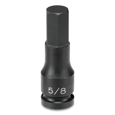 Impact driver, 1-1/2 in. drive, 4.72 in. long, hex