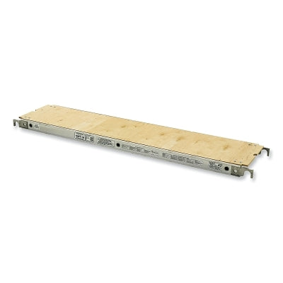ALUMA-PLANK® decking board, 3 m long, 113 kg load capacity, aluminum rails/plywood deck
