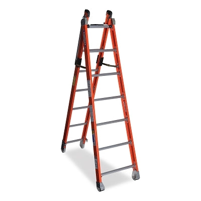 Combination ladder, 7807, type IAA, 14 ft long, 25.25 ft wide, 375 lb load capacity