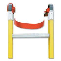 Amarre de poste ajustable, 91-2, con soporte, 2,88 pulgadas de largo, 1,8 pulgadas de ancho, 12,12 pulgadas de alto, nailon, naranja