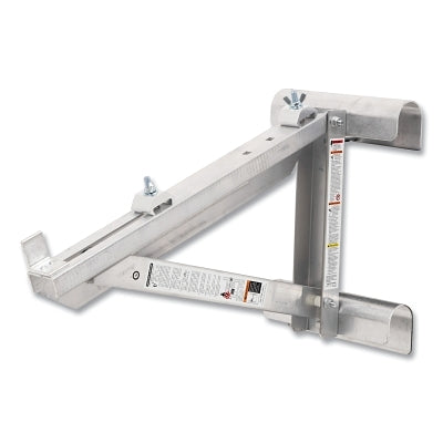 Ladder jack, short body, 2 steps, supports steps up to 14 inches wide, type AA/IAA, 300 lb/375 lb load capacity, aluminum