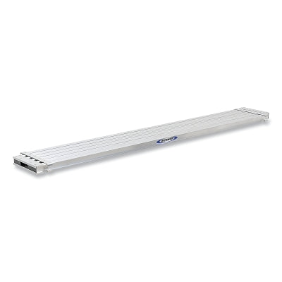 Tablón de extensión, PA208. 10 pies de largo a 17 pies de largo, 15 pulgadas de ancho, capacidad de carga de 250 lb, aluminio