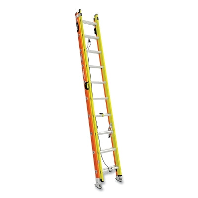 Escalera extensible GLIDESAFE™, T6240-2GS, tipo IA, 12,1 m de largo, 48,2 cm de ancho, capacidad de carga de 136 kg, color amarillo/naranja